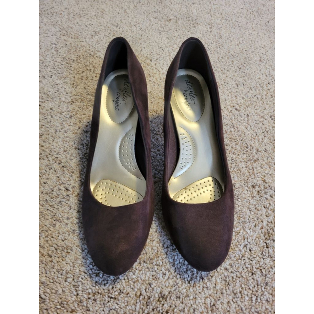 Women’s Size 10 Dexflex Comfort Heels, Brown - Picture 2 of 6